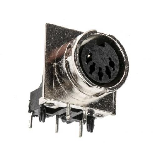RS PRO Zásuvka DIN, řada: 71251, počet kontaktů: 3, velikost: Standard, 34 V, orientace těla: Rovný 3A DIN 41524, typ