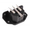 Schurter Konektor IEC C14, C18, orientace těla: Rovný, Montáž do panelu Vnitřní, 250 V 10A