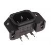 Schurter Konektor IEC C14, C18, orientace těla: Rovný, Montáž do panelu Vnitřní, 250 V 10A