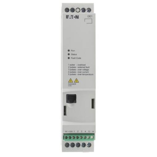 Startér s regulací rychlosti, řada: DE11 0.37 kW 1 230 V ac IP20 Eaton 2.3 A