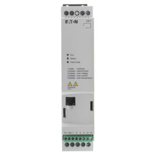 Startér s regulací rychlosti, řada: DE11 0.75 kW 1 230 V ac IP20 Eaton 4.3 A