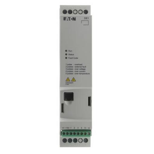 Startér s regulací rychlosti, řada: DE11 0.37 kW 1 230 V ac IP20 Eaton 2.3 A