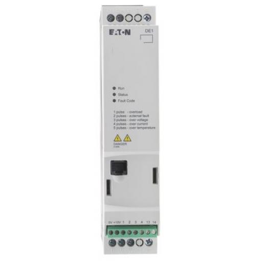 Startér s regulací rychlosti, řada: DE11 0.75 kW 1 230 V ac IP20 Eaton 4.3 A