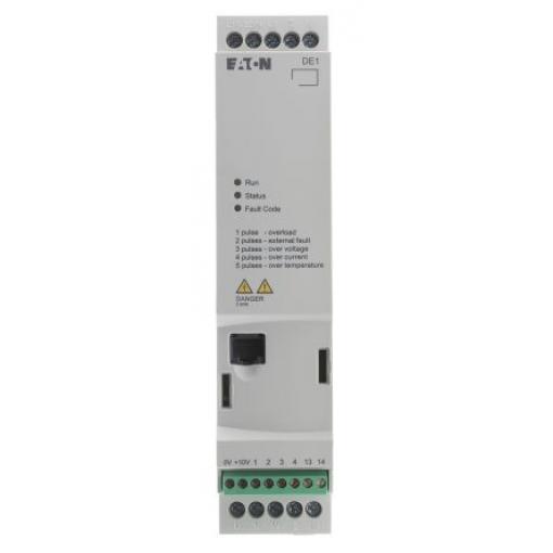 Startér s regulací rychlosti, řada: DE11 0.75 kW 3 480 V ac IP20 Eaton 1.3 A