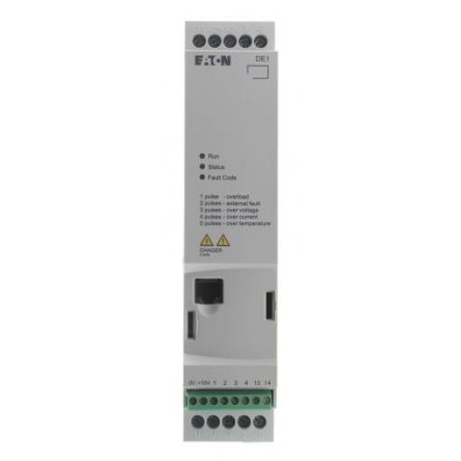 Startér s regulací rychlosti, řada: PowerXL DE11 1.5 kW 3 480 V ac IP20 Eaton 1.3 A