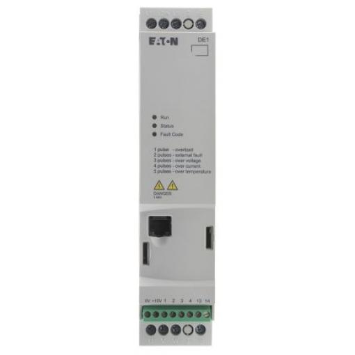 Startér s regulací rychlosti, řada: DE11 0.37 kW 3 480 V ac IP20 Eaton 1.3 A