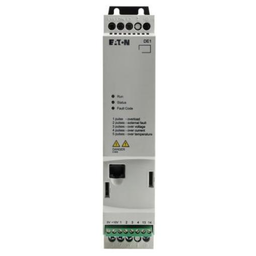 Startér s regulací rychlosti, řada: DE11 1.5 kW 3 480 V ac IP20 Eaton 3.6 A