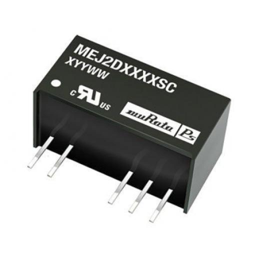 Murata Power Solutions Měnič DC/DC MEJ2, výstup: ±3.3 V 5.2 kV dc, Vin 5.5V dc, Vin 4.5V 2 W -40 °C 85 °C Průchozí otvor