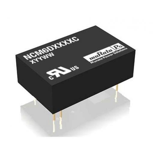 Murata Power Solutions Měnič DC/DC NCM6, výstup: 15 V dc 5.2 kV dc, Vin 9V dc 200 mA, Vin 4.5V 6 W -40 °C 85 °C Montáž