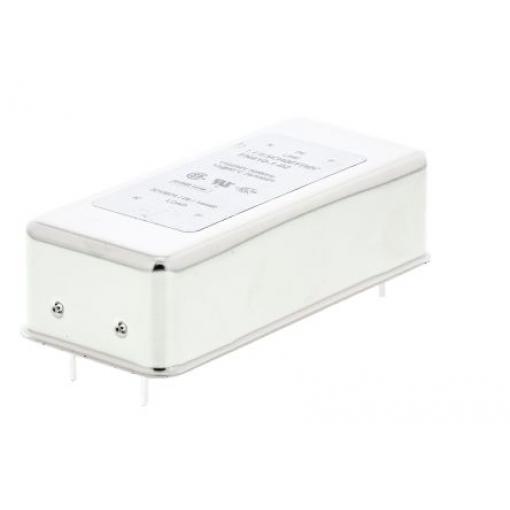 Filtr EMC, řada: FN410, 2.2nF, 250 V AC, 400Hz, Montáž na PCB 10 x 2 mH, Kolík, 1A, 373 mA, Schaffner, Two Stage