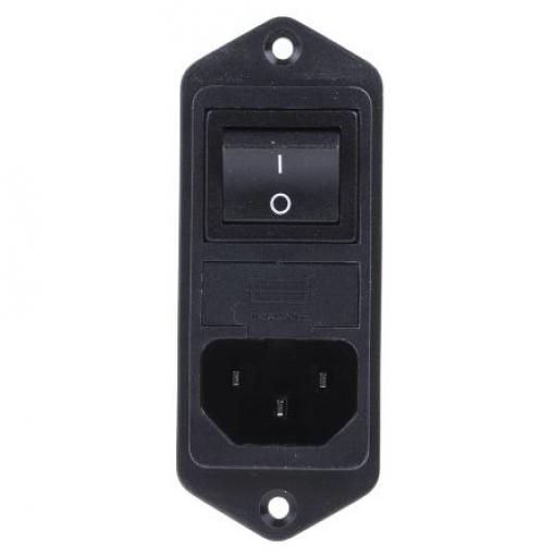 Schaffner Filtr IEC 6A, řada: FN280 C14 Vnější, Montáž do panelu 5 x 20 mm, 250 V ac 2 póly, 50/400 Hz Faston, 85 °C 2,