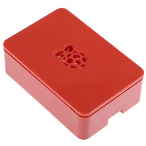 Pouzdro Raspberry Pi ABS Červená 93.7 x 62.6 x 31.5mm