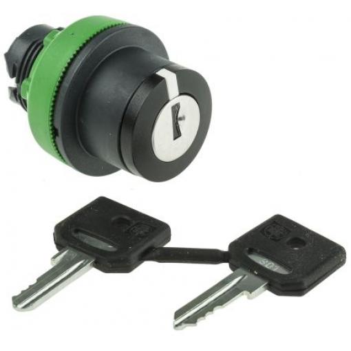 Schneider Electric Hlava klíčového spínače, řada: Harmony XB5 3polohová Vratná pružina, průměr výřezu: 30 mm