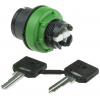Schneider Electric Hlava klíčového spínače, řada: Harmony XB5 3polohová Vratná pružina, průměr výřezu: 30 mm