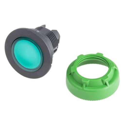 Schneider Electric Hlava tlačítka, řada: Harmony XB5 Zelená Okamžité, průměr výřezu: 30 mm IP66, IP67, IP69K