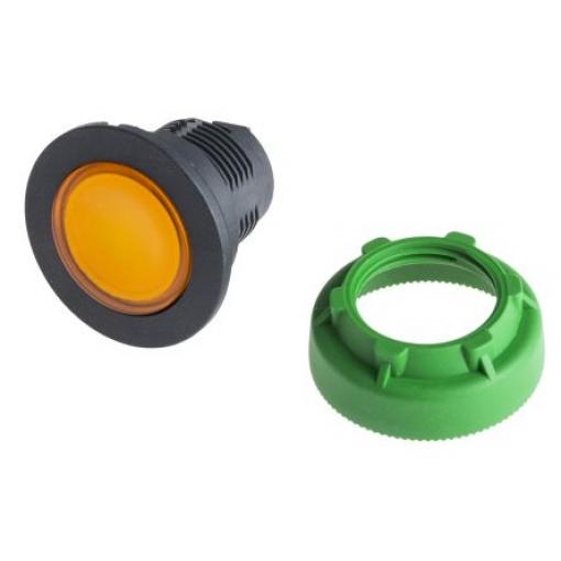 Schneider Electric Hlava tlačítka, řada: Harmony XB5 Oranžová Okamžité, průměr výřezu: 30 mm IP67, IP66, IP69K