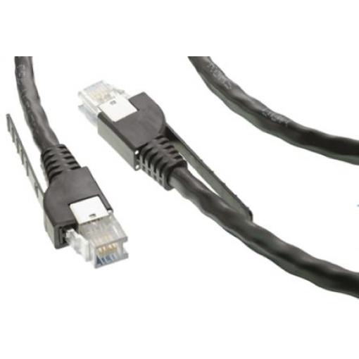 TE Connectivity Konektor RJ45, řada: 2007312 Vnější Cat5e, Rovný, Montáž na plošný spoj Nerezová ocel