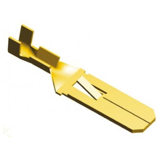 Krimpovací jazýčková svorka, řada: FASTIN-FASTON .250, 6.35 x 0.81mm, max. AWG: 18AWG, min. AWG: 22AWG, 0.3mm² -