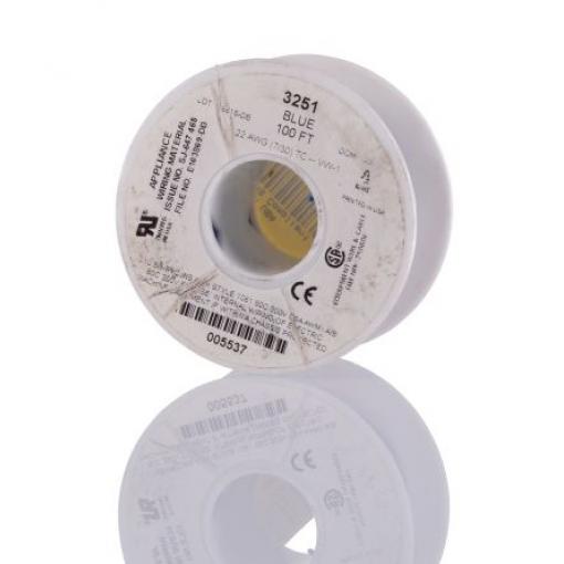 prameny vodičů: 7 Polyvinylchlorid Alpha Wire 3251 BL005