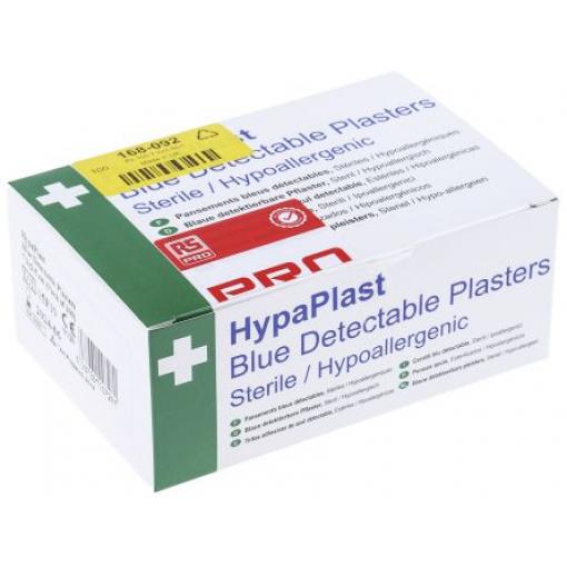 RS PRO Náplast, Náplast, Modrá, Textilie, množství v balení: 100 Per Pack
