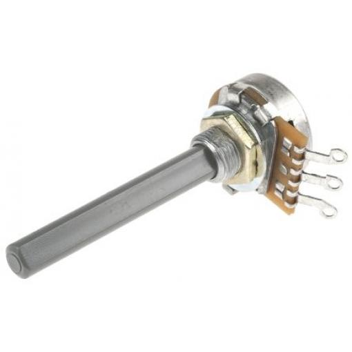 Potenciometr, průměr hřídele: 6.35 mm 1otáčkový, řada: 23 100 kΩ 20 % 0.4 W 1623763-2 Rotační, Montáž do panelu 1 TE