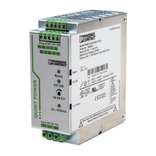 Phoenix Contact Měnič DC/DC QUINT-PS/60-72DC/24DC/10/CO, výstup: 24 V dc 10 A