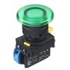 Idec Tlačítkový spínač, řada: YW IP65 SPST Montá�� do panelu Osvětlené 22 mm Zelená