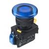 Idec Tlačítkový spínač, řada: YW IP65 SPST Montáž do panelu Osvětlené 22 mm Modrá