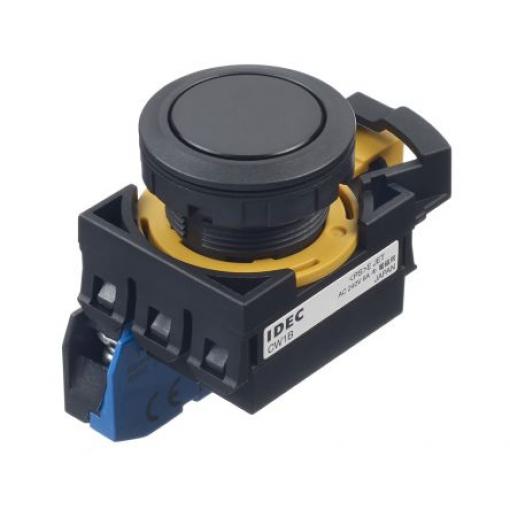 Idec Tlačítkový spínač, řada: CW IP65 SPST Panel Udržované Osvětlené 22 mm 10 A