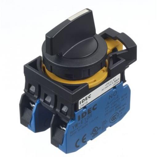 Volicí přepínač, řada: CW Šroub Páka DPST, průměr výřezu: 22 mm IP67 Idec 3
