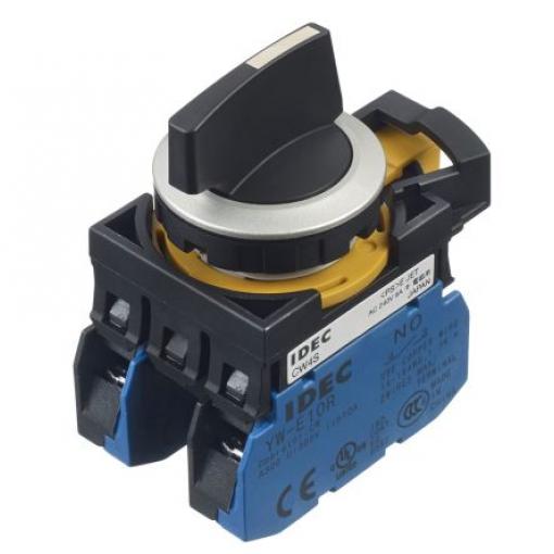 Volicí přepínač, řada: CW Šroub Páka DPST, průměr výřezu: 22 mm IP67 Idec 3