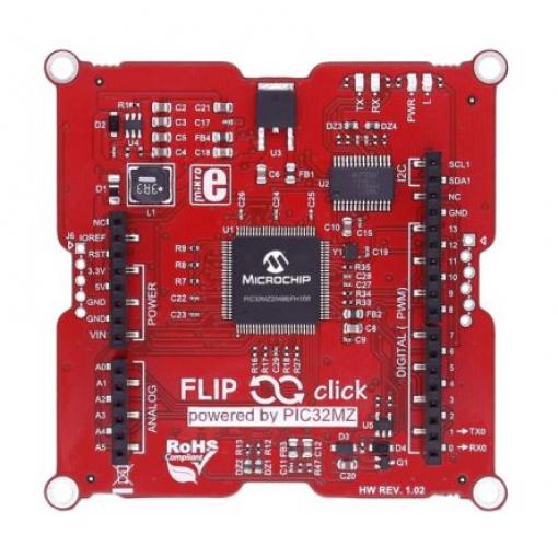 MikroElektronika Vývojový nástroj pro mikrokontroléry, PIC32MZ2048EFH100, PIC, MCU MIKROE-2340, Mikrokontrolér, chipKIT