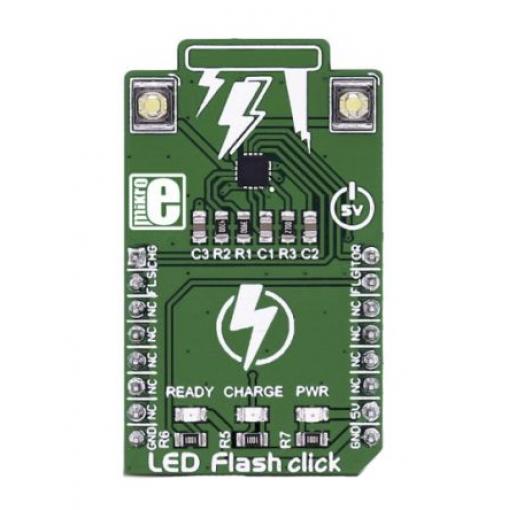 Vyhodnocovací sada LED, LED, LED Flash Click