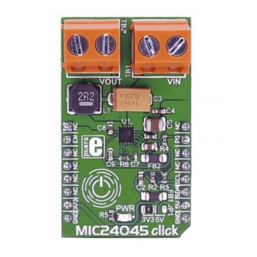 Vývojová sada pro řízení napájení MIC24045 Click Řízení spotřeby MikroElektronika MIC24045