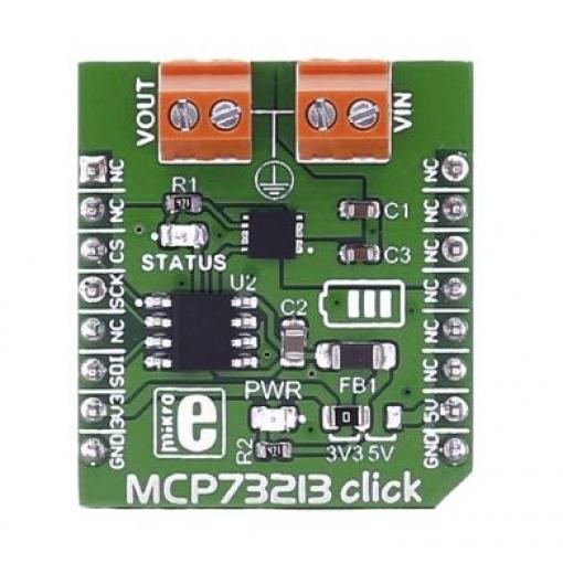 Vývojová sada pro řízení napájení MCP73213 Click MikroElektronika