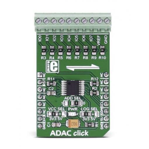 Vývojová sada MIKROE-2690 ADC/DAC for Mikroe-2690, klasifikace: Vývojová sada ADAC Click MikroElektronika