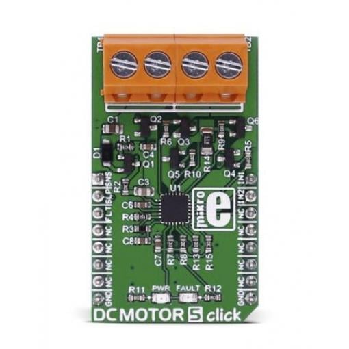 Vývojová sada DC Motor 5 Click Motor DC MikroElektronika DRV8701