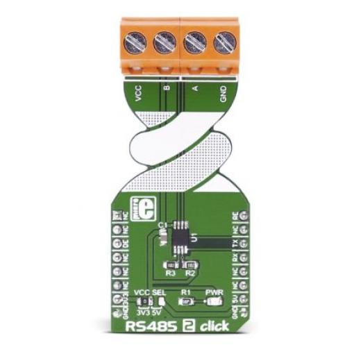 Komunikační a bezdrátový vývojový nástroj pro RS485 MAX3471 RS485 2 Click MikroElektronika, klasifikace: Vývojová sada