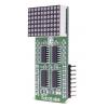 Deska displeje MIKROE-2705 Deska mikroBus Click MikroElektronika 7x10 G Click Displej LED s bodovou maticí 74HC595