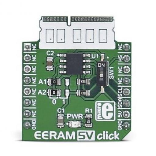 MikroElektronika Vývojová sada pro paměti MIKROE-2729, EERAM 5V Click, klasifikace: Deska mikroBus Click