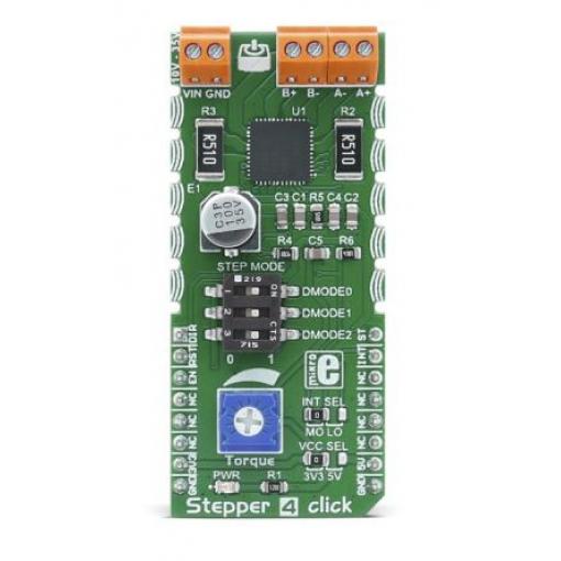 Vývojová sada Stepper 4 Click Krokový motor MikroElektronika TB67S269FTG