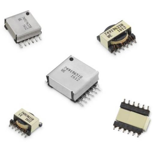 Wurth Elektronik Audio transformátor, 1.5 kV ac, Povrch, 1:1:1:1:1:1, Pájecí, Zapouzdřený