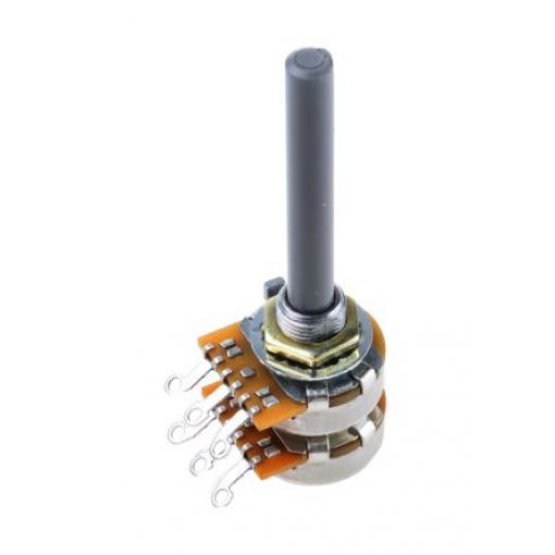 Potenciometr, průměr hřídele: 6.35 mm 1otáčkový, řada: 27 100 kΩ 20 % 0.2 W 27ESB104MMF50N Rotační, Montáž do panelu 2