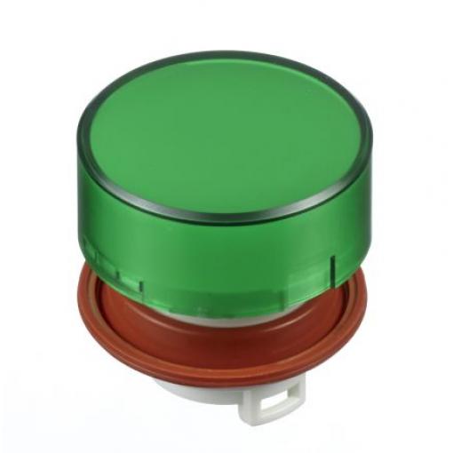 Idec Hlava tlačítka, řada: HW Zelená Okamžité, průměr výřezu: 22 mm IP20, IP66