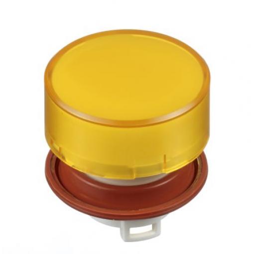 Idec Hlava tlačítka, řada: HW Žlutá Okamžité, průměr výřezu: 22 mm IP20