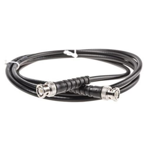 Koaxiální kabel, řada: BNC RG59B/U, Černá Polyvinylchlorid, vnější průměr: 6.15 mm OD 2 m 75 Ω Atem S koncovkou
