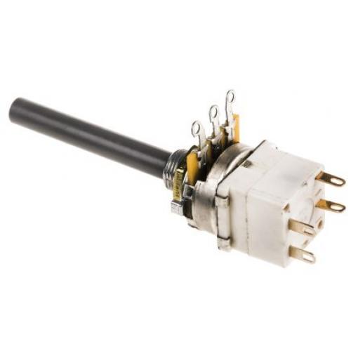 Potenciometr, průměr hřídele: 6.35 mm 1otáčkový, řada: 23 100 kΩ 20 % 0.4 W 1624203-2 Rotační, Montáž do panelu 1 TE