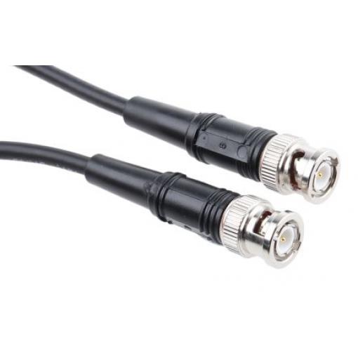 Koaxiální kabel, řada: BNC RG58C/U, Černá Polyvinylchlorid, vnější průměr: 4.95 mm OD 500 mm 50 Ω Atem S koncovkou