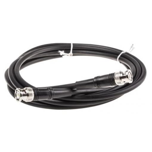 Koaxiální kabel, řada: BNC RG59B/U, Černá Polyvinylchlorid, vnější průměr: 6.15 mm OD 3 m 75 Ω Atem S koncovkou