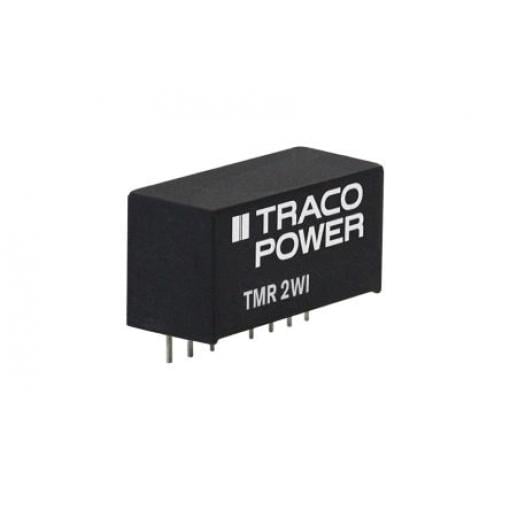TRACOPOWER Měnič DC/DC TMR 2WI, výstup: 12 V dc 1.5 kV dc, Vin 75V dc 83 mA, Vin 18V 2 W -40 °C 85 °C Průchozí otvor